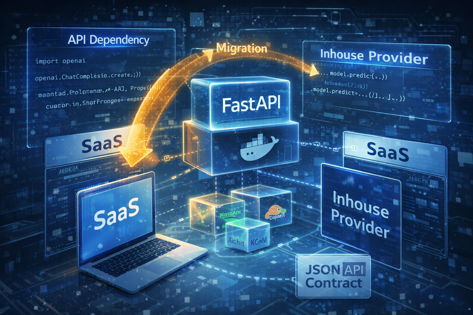 SaaS統合型内製AI推論基盤の構築